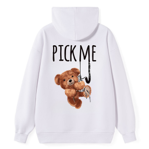 Pick Me Teddy Climbing Classic Hoodie