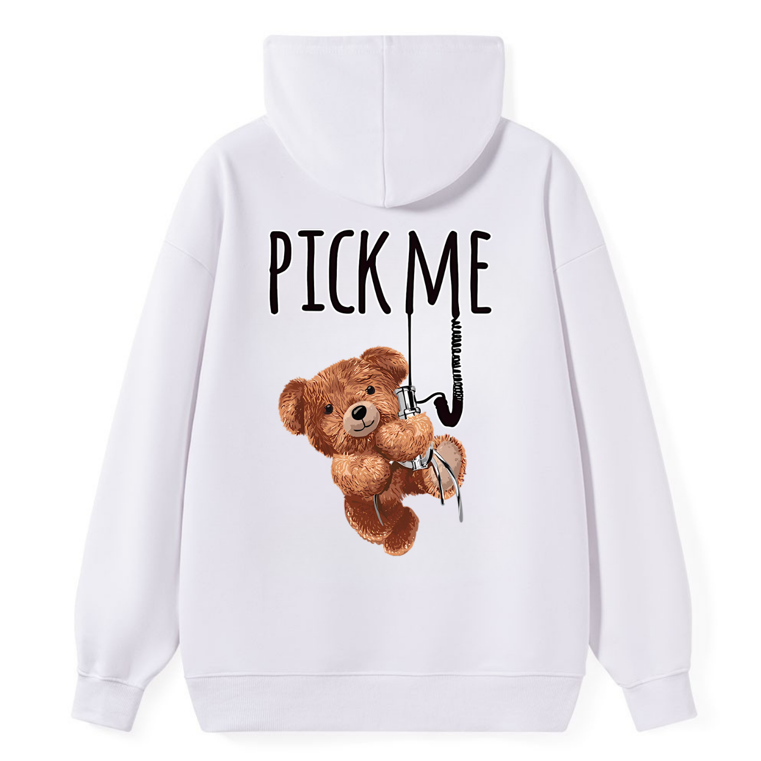 Pick Me Teddy Climbing Classic Hoodie