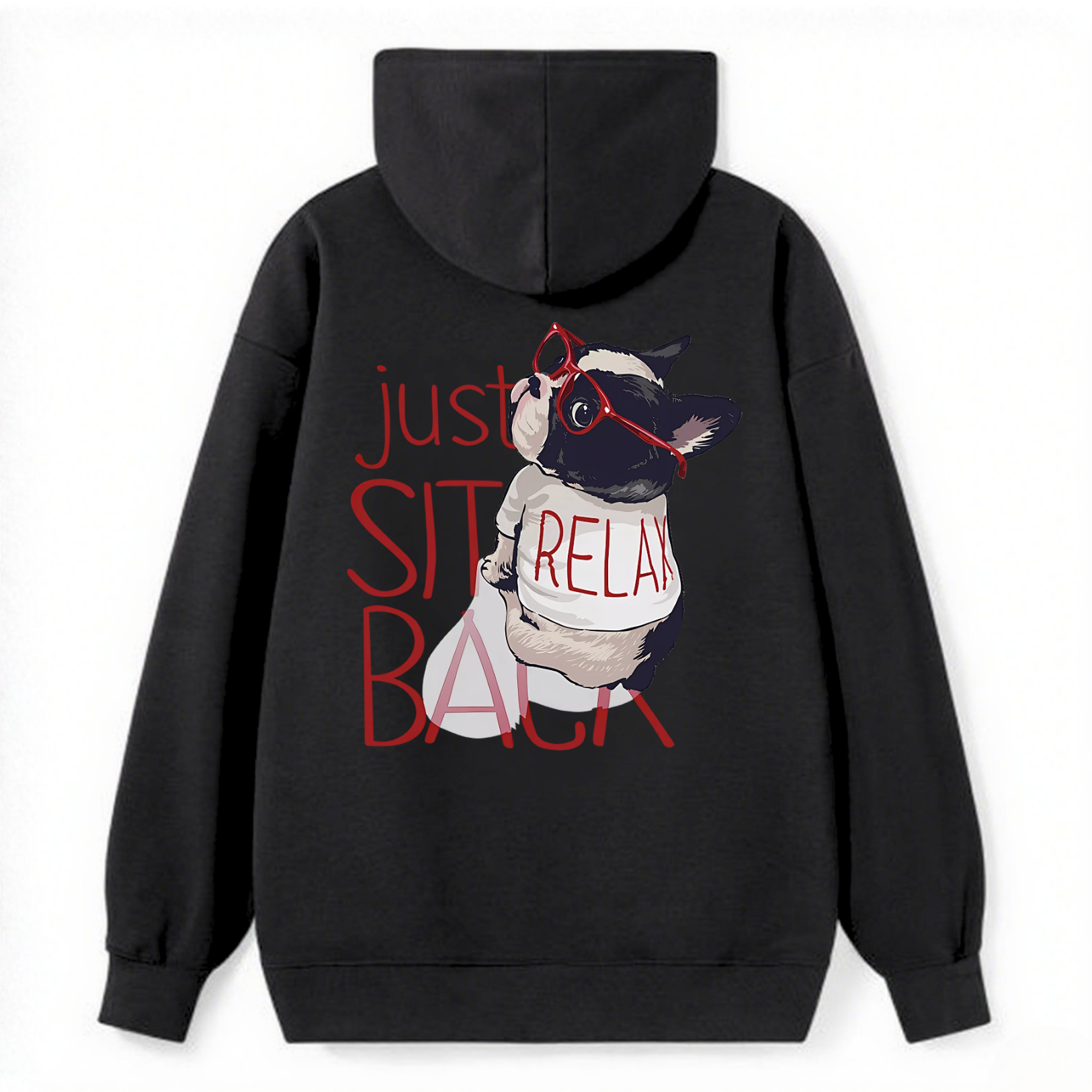 Sit Back Relax Bulldog Classic Hoodie - Image 3