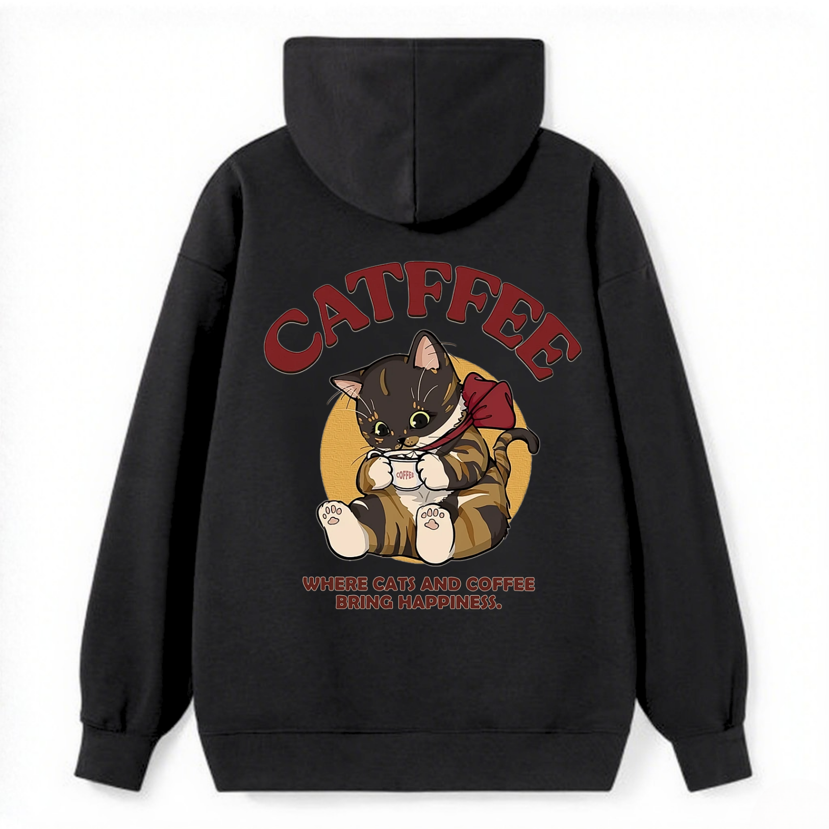 Catffee Cat Coffee Classic Hoodie - Image 4