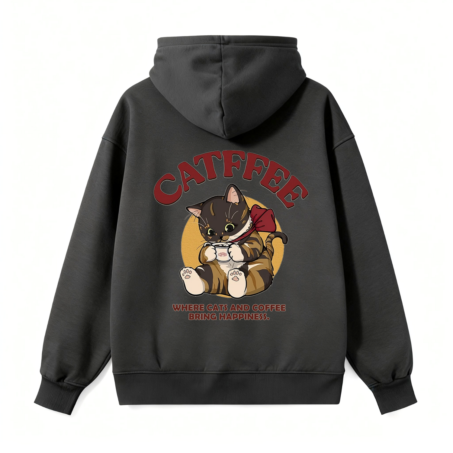 Catffee Cat Coffee Classic Hoodie - Image 3