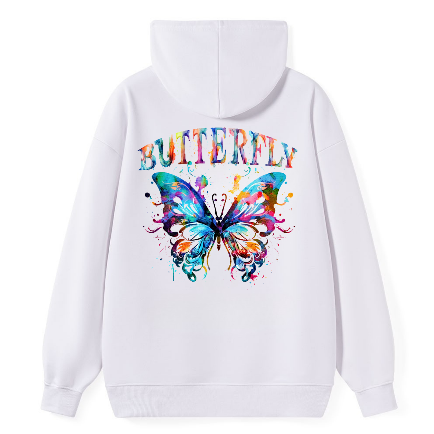 Colorful Butterfly Art Classic Hoodie