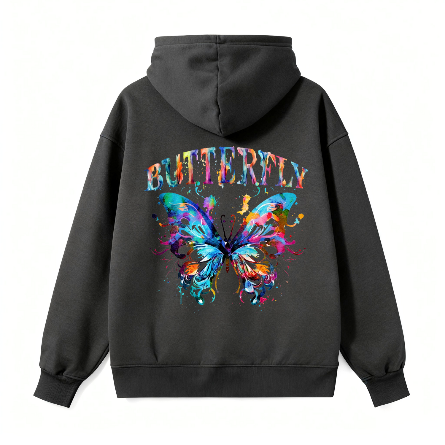 Colorful Butterfly Art Classic Hoodie - Image 3