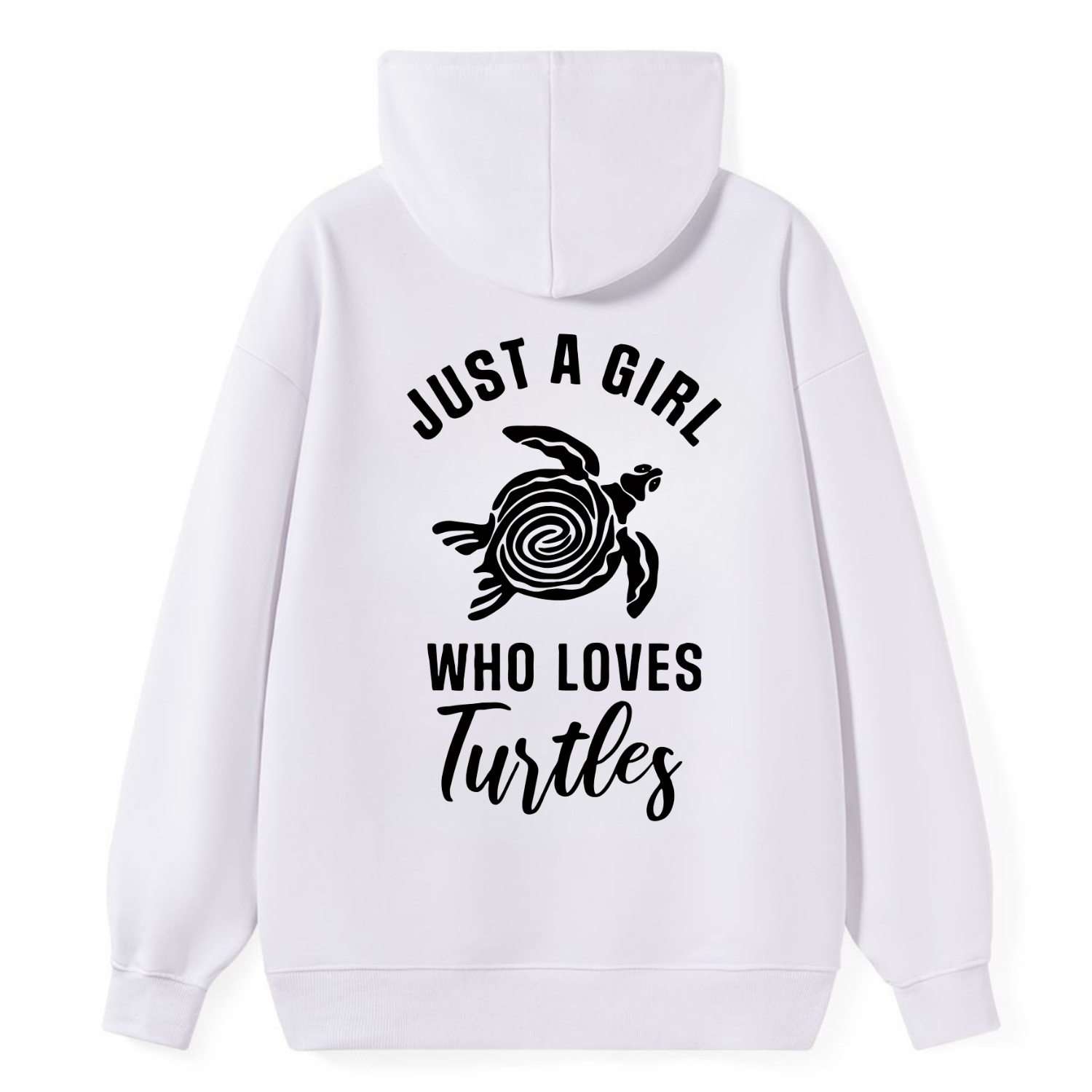 Turtle Lover Girl Classic Hoodie - Image 3