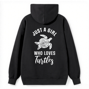 Turtle Lover Girl Classic Hoodie