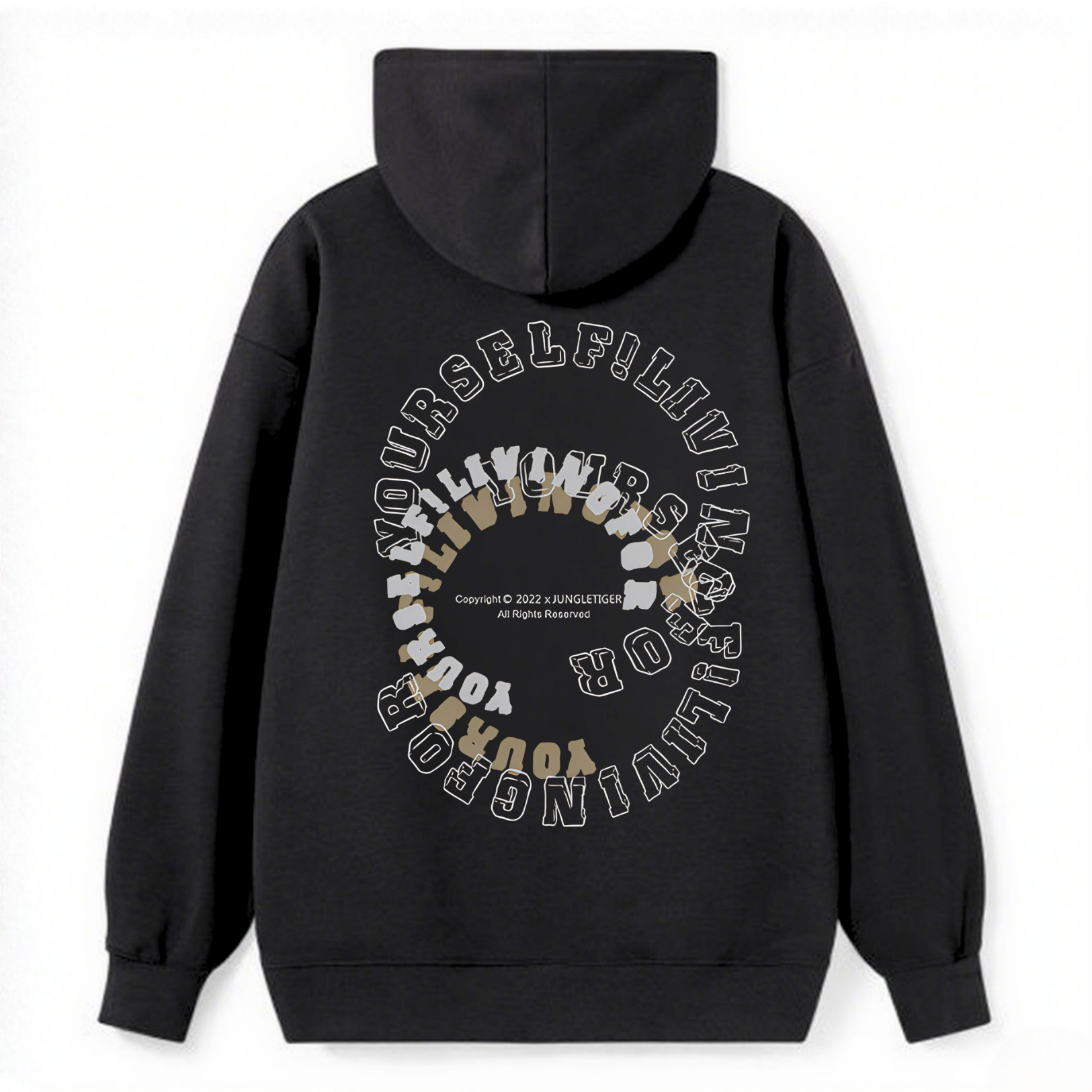 Live For Yourself Typography Classic Hoodie - Image 4