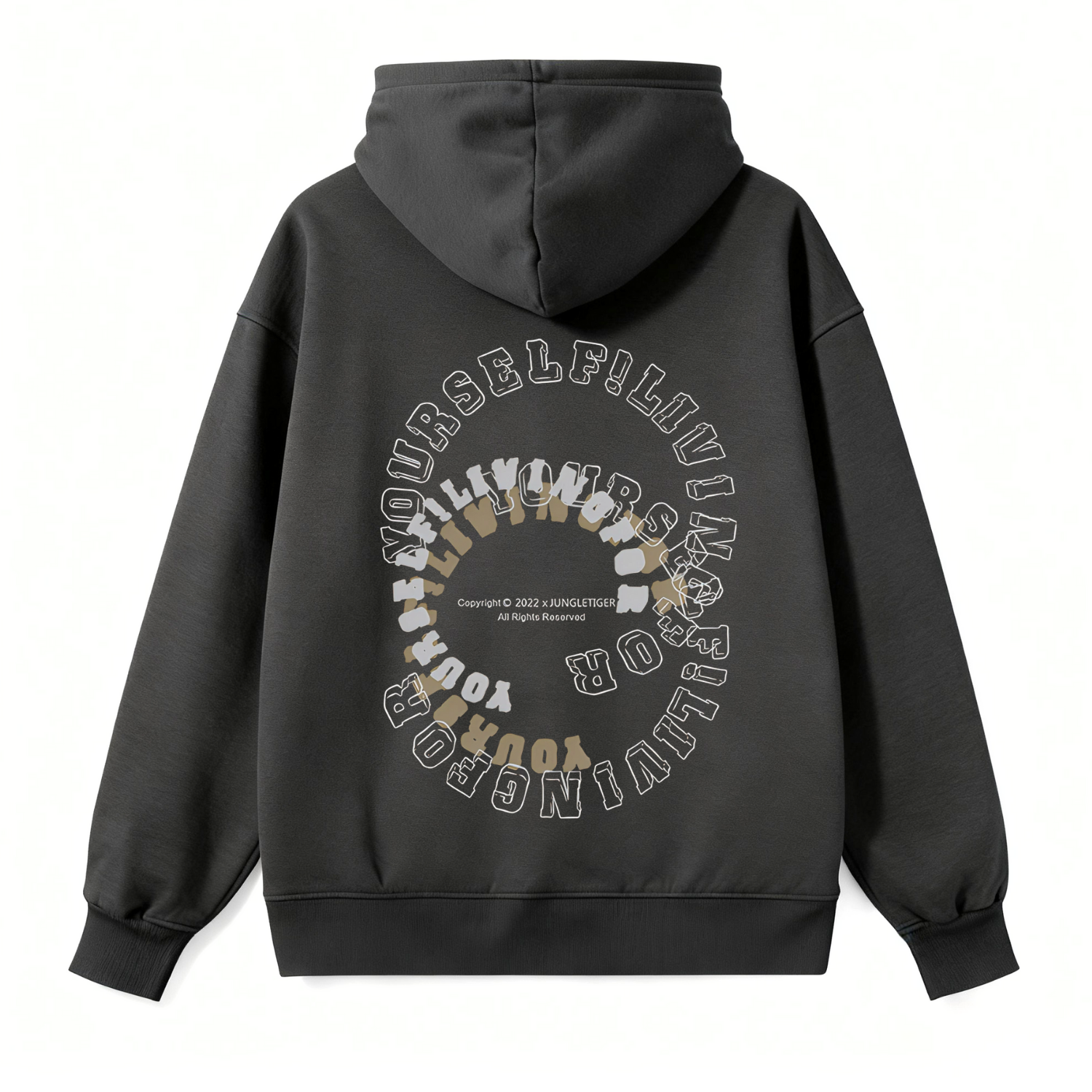 Live For Yourself Typography Classic Hoodie - Image 3