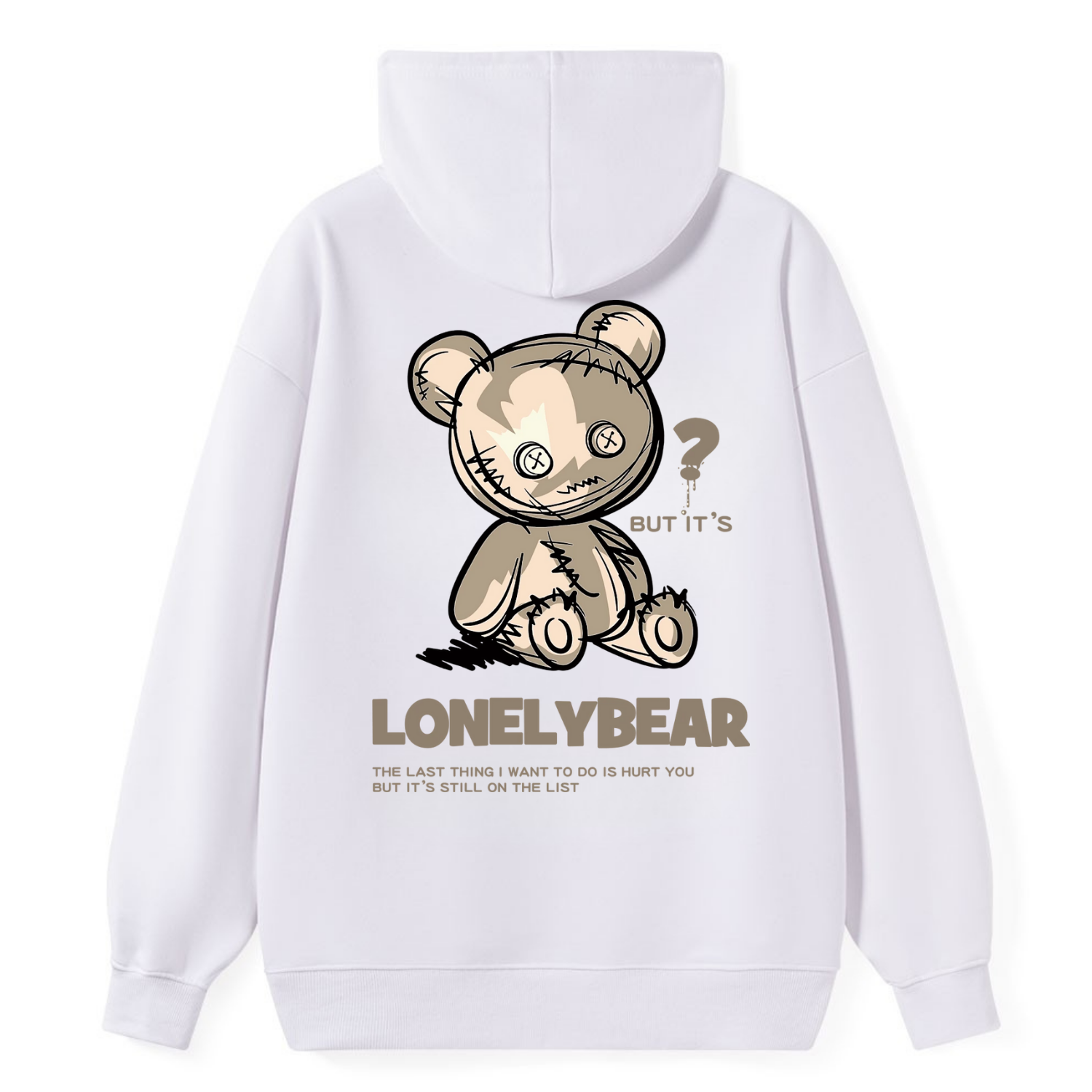 Lonely Bear Gothic Classic Hoodie
