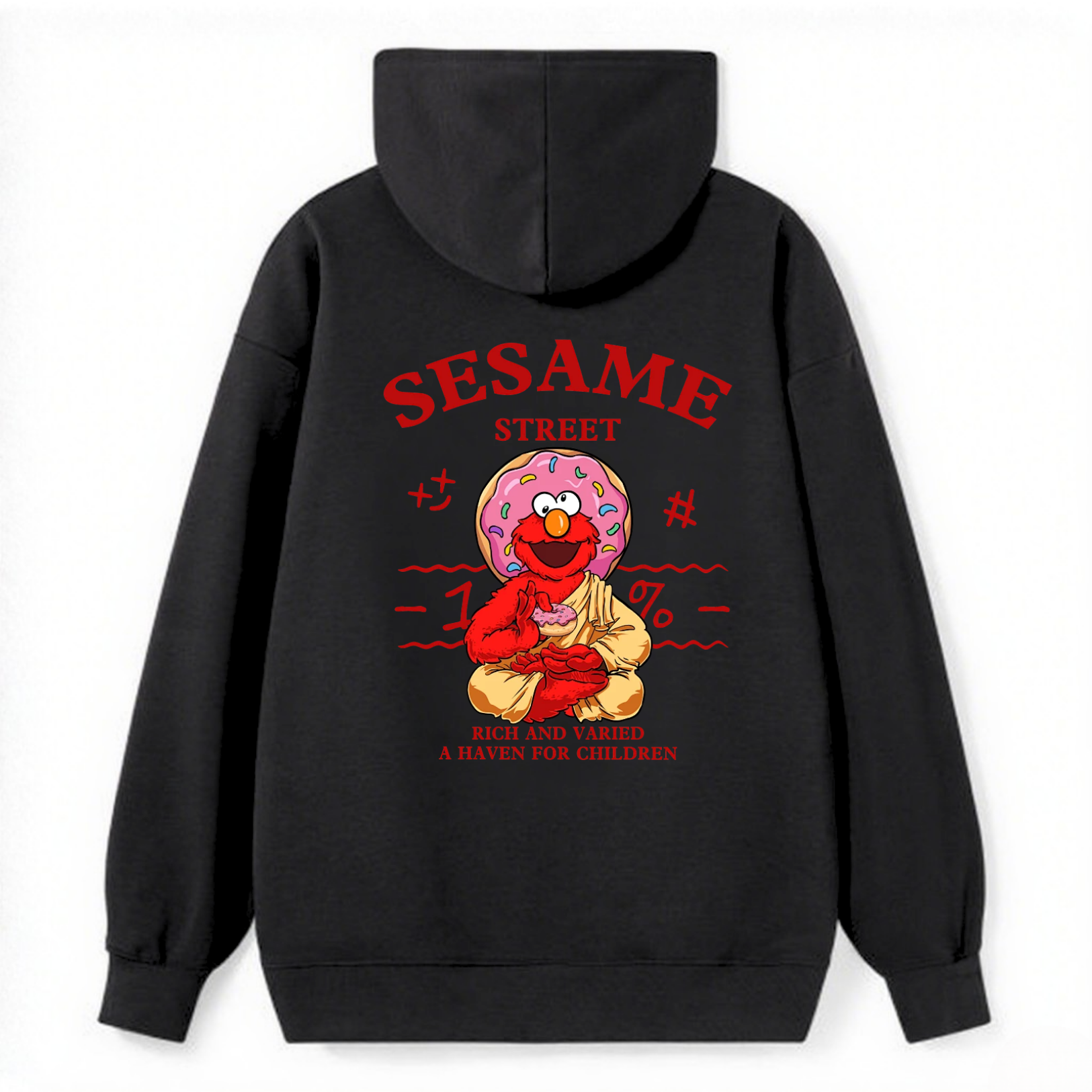 Sesame Street Elmo Donut Classic Hoodie - Image 4